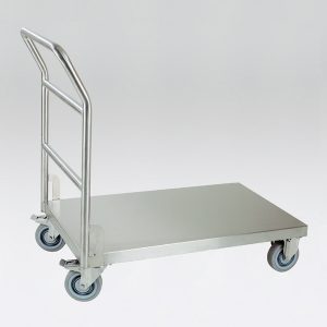 Carro con asa de superficia lisa