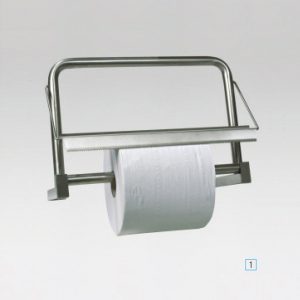 Soporte en acero inoxidable para rollo de papel