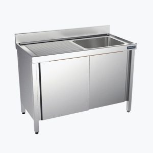 Fregadero con puertas. Gama 500