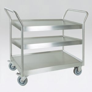 Carro multinivel con 3 estantes