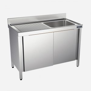 FREGADERO CON BASTIDOR Y PUERTAS GAMA 550